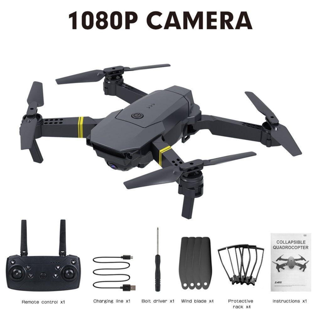 E58 Pocket Aerial Camera Drone With WIFI & 4-Axis Foldable Real-Time Image Transmission